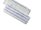 Mikrofaser Flachpressmopp Premium blau gestreift 40 cm Mopp Wischbezug Boden