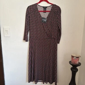 Dress Women Summer Medium New Red Black 8. /10 new - Picture 1 of 8