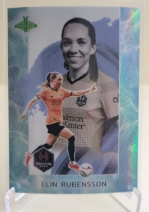 2024 PARKSIDE PACIFIC NWSL ELIN RUBENSSON BLUE PARALLEL SER# 2/10 HOUSTON DASH - Picture 1 of 2