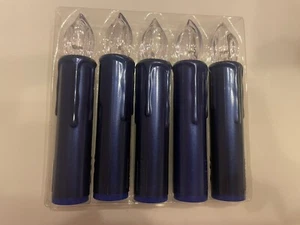 10 Stück kabellose Dimmkerzen Blau Fernbedienung - Bild 1 von 4