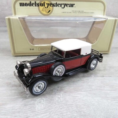 MATCHBOX models of yesteryear Y-15 - 1:46 - 1930 Packard - OVP - #AE99383 - Bild 1 von 4