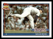 1991 Topps  1 Nolan Ryan  Texas Rangers