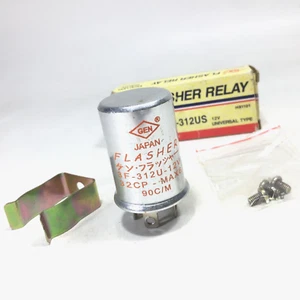 Gen 3F-312US Turn Signal Relay Flasher 12V 3Pin - Imagen 1 de 7