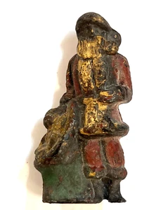 Vintage Cast Iron Paperweight: Santa Claus  [P1-@38] - Picture 1 of 5