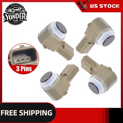 Set of 4 Rear Parking Aid Sensors For Nissan Kicks Murano 2019-22 284387FL0B Foto 1 de 4