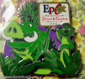 Disney Flower Garden Festival Pumbaa und Timon 3D König der Löwen Pin ** - Bild 1 von 1