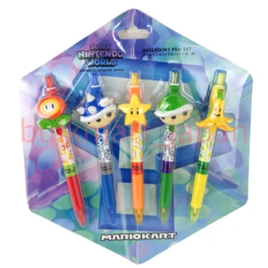 Universal Studios Japón Mario Kart Bolígrafo Set 5 Bolígrafos Super Star Nintendo - Imagen 1 de 6