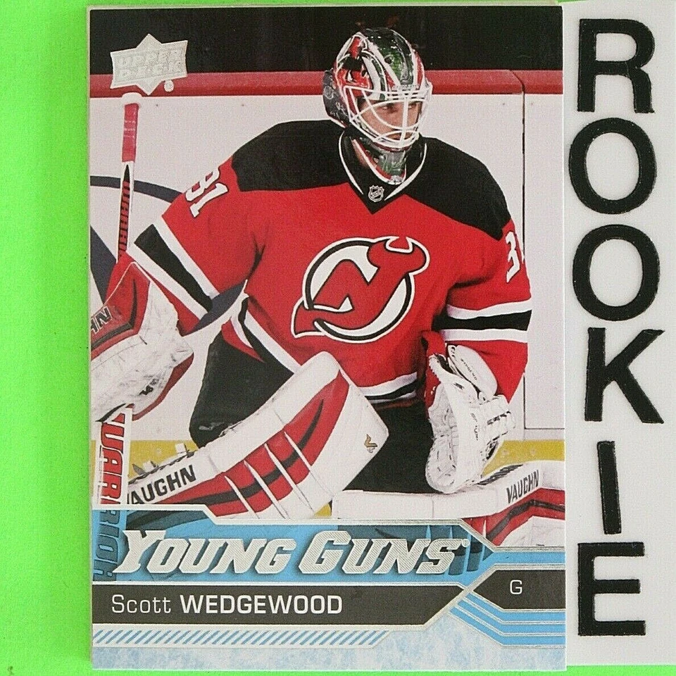 Scott Wedgewood 2016-17 Rookie Young Guns UD #492 Goaltender NJ Devils Foto 1 de 1