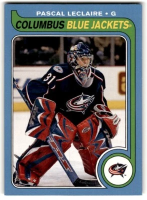 2008-09 O-Pee-Chee '79-80 Retro Pascal Leclaire #32 Columbus Blue Jackets - Image 1 of 2