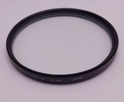 VINTAGE GENUINE HOYA 82MM FOG B SCREW IN FILTER IN ITS CASE MADE IN JAPAN. - Image 1 of 4