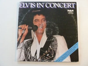 Elvis Presley Elvis In Concert Double Gatefold Record Vinyl Lp Aus 1977 EX - Picture 1 of 9
