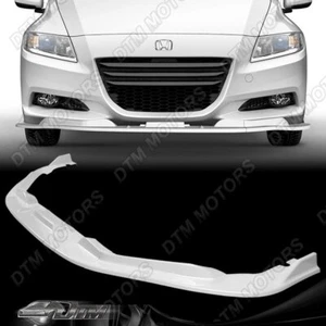 For 11-12 Honda CR-Z JP-Style Painted White Front Bumper Splitter Spoiler Lip - Picture 1 of 5