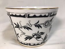 Hammersley BLACK BAMBOO For T. Goode of London 2.75 Inch OPEN SUGAR BOWL