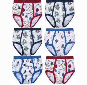 3 6 12 Boy's Soft Cotton Briefs Cartoons Designs NEW Underwear S~XL - Picture 1 of 1