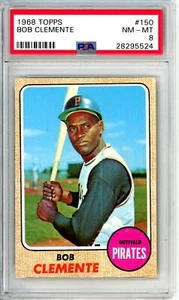 1968 Topp Roberto Clemente #150 PSA 8 Pirates 12317 - Bild 1 von 1