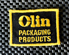 OLIN PACKAGING PRODUCTS EMBROIDERED SEW ON ONLY PATCH AMMUNITION 2 3/4" x 2" NOS