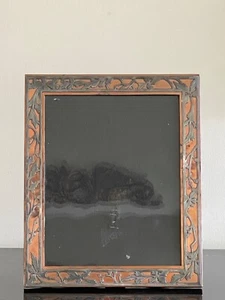 Marco de fotos Early Heintz Art plata esterlina sobre bronce 7,5X9,5 - Imagen 1 de 10