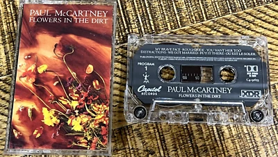 Paul McCartney, Flowers In The Dirt ( Audio Cassette Tape 1989) *FREE SHIPPING* - Image 1 of 2