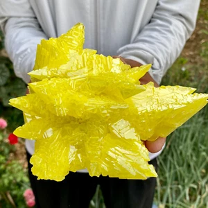 1.22LB Rare Natural yellow sulfur crystal quartz crystal mineral specimen - Bild 1 von 11