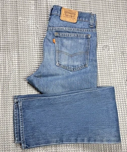 Vtg Levi’s 705 Orange Tab Mens Student Straight Leg Blue Jeans 30x30 70s 80s - Picture 1 of 15