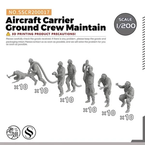 SSMODEL SSCR200017 1/200 Model Upgrad Part Aircraft Carrier Ground Crew Maintain - Picture 1 of 3