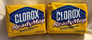 Menge 2 - Neu Clorox Ready Mop saugfähige Reinigungspads Nachfüllpackung 8 Pads - Bild 1 von 6