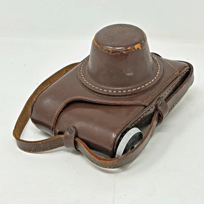 KARDON Original Vintage Funda de Cuero para Cámara con Correa y Botón US Signal corp Foto 1 de 4