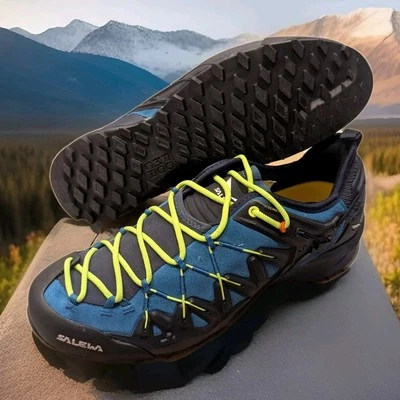 Zapatos de aproximación de escalada SALEWA MS WILDFIRE Edge Trail EE. UU. 11,5 UE 45 NUEVOS EN CAJA $180 Foto 1 de 4