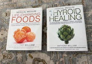 Medical Medium Life Changing Foods Thyroid Healing Anthony William Lot of 2 HCDJ - Picture 1 of 7