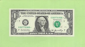 2006* ..UNCIRC $1  G 0277 0368 *  .... 2006  $1  G-*   STAR NOTE - Picture 1 of 2