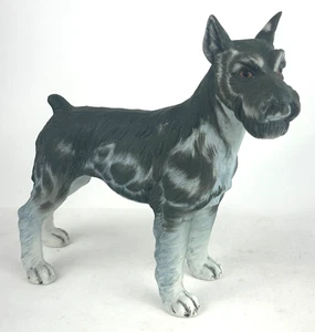 Vintage Andrea von Sadek Blauer Schnauzer Porzellan Figur 7733 - Bild 1 von 4