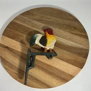 "Soporte de gancho de pared de hierro fundido para gallo de 5"" X 3""" - Imagen 1 de 6