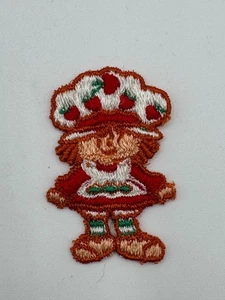 Vintage Strawberry Shortcake Embroidered Sew on Patch NEW Old Stock Look 2.5” - Picture 1 of 4