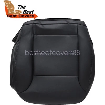 For 09-2013 Mercedes-Benz ML350 R350 Passenger Bottom Leather Seat Cover Black — 第 1/4 张图片