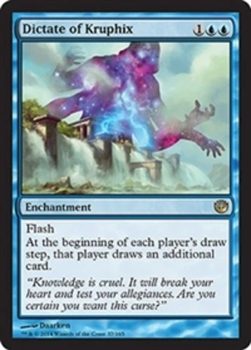 Moderate Play, English MTG Regular Dictate of Kruphix Journey into Nyx Magic the - Image 1 of 1
