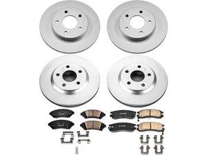 Front and Rear Brake Pad and Rotor Kit For 2005 Pontiac Bonneville SLE DJ289FM - Picture 1 of 1
