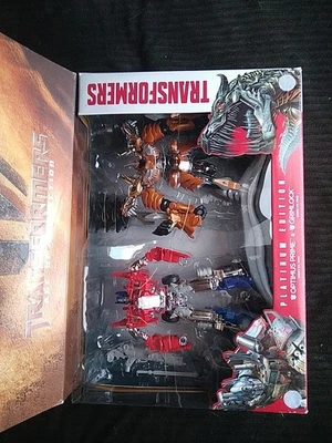 Transformers Age of Extinction Platinum Edition Optimus Prime & Grimlock N.O.S Foto 1 de 4
