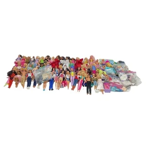 20 lbs LOT Mixed Loose Preowned Mattel Barbie & Others Fashion Play Dolls - Picture 1 of 6