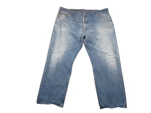 Vintage Levis 501XX Jeans Herren 46x30 Button Fly Made USA Distressed Denim 90s - Bild 1 von 24