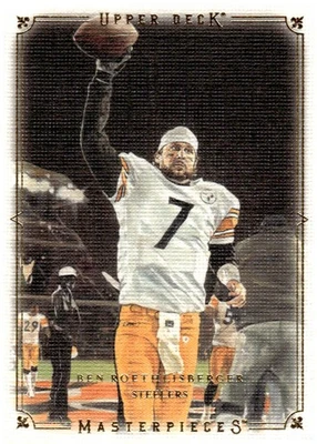 2008 Upper Deck Masterpieces #7 Ben Roethlisberger - Image 1 of 2