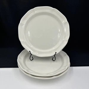 Mikasa French Countryside Lot Of (3) 11" White Dinner Plates Stoneware•PRISTINE• - Picture 1 of 16