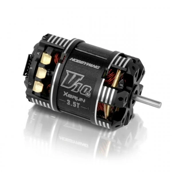 Hobbywing Xerun V10 Brushless Motor G3 9450kV (1s) 3.5T Sensored für 1:10 - Bild 1 von 1