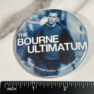 The Bourne Ultimatum Movie Matt Damon Pinback Button HS29b - Picture 1 of 2