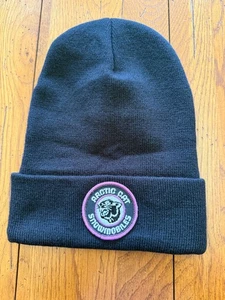 Vintage Sportsman 12" Strickmütze mit 1970er Arctic Cat Panther bestickt Patch - Bild 1 von 2