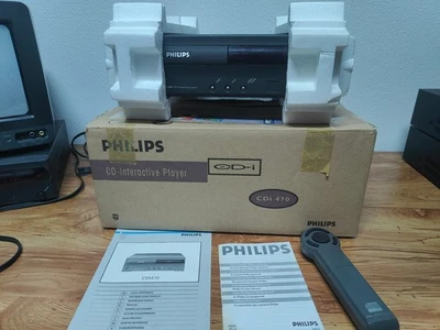 Gamepad Philips CDi 470/20 en caja + reproductor sin región cd-i consola de juegos retro Foto 1 de 4