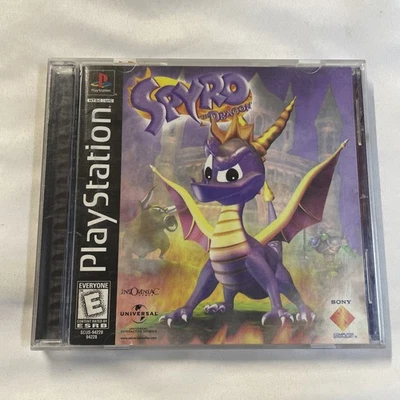 Spyro the Dragon - Sony PlayStation 1 PS1 Complete in Box CIB. Tested and Works! - Image 1 of 4