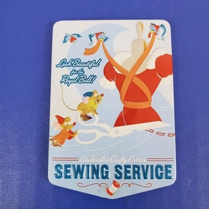Disney Cinderella's Crafty Critter Sewing Service Magnet  Metal  3.25" x 2.25" - Picture 1 of 9