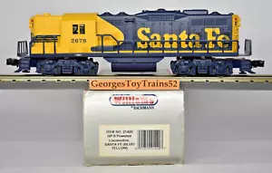 WILLIAMS 3-RAIL O #2678 ATSF SANTA FE GP-9 HORN & BELL 21420 MSRP $250 - Picture 1 of 10