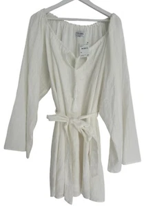 Charlie Holiday Long Sleeve Cotton Mini dress Flowy Summer Size L - Picture 1 of 8