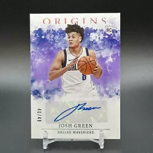 2020-21 PANINI ORIGINS ROOKIE JOSH GREEN RC AUTO #'d /49 Purple Autographs - Picture 1 of 2